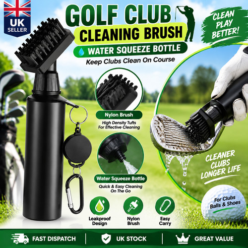 Golf club water brush cleaner - club,